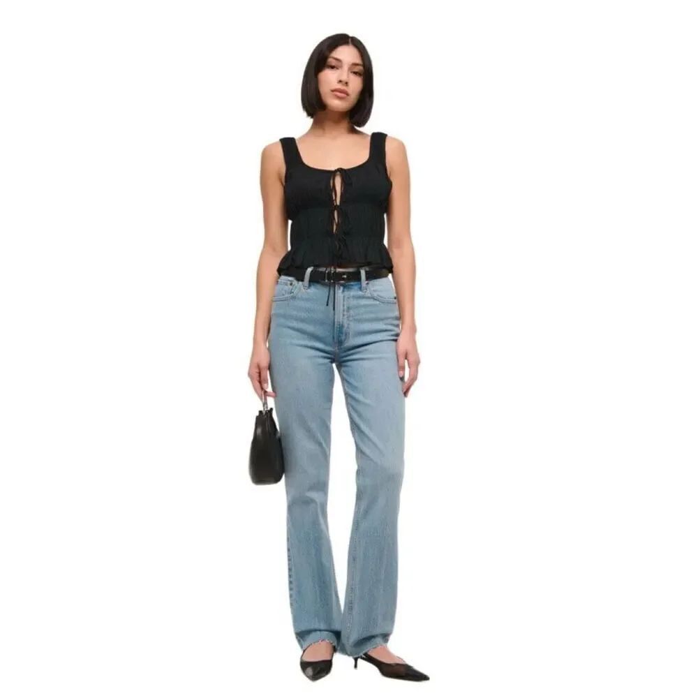 Abercrombie & Fitch 90’s Straight Ultra High Rise Jeans Sz 4